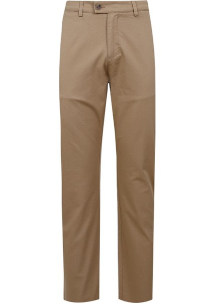 Camel Slim Fit Chino Pantolon