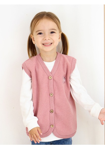1-6 Yaş V Yaka Kız Bebek Yelek fiyatları