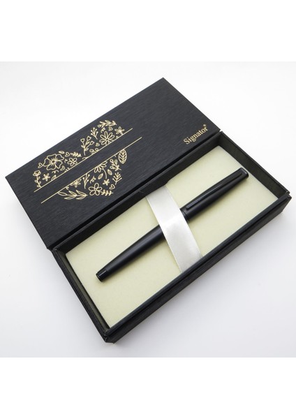 ® S281 Mat Siyah Roller Kalem | Isme Özel Kalem | Hediyelik Kalem