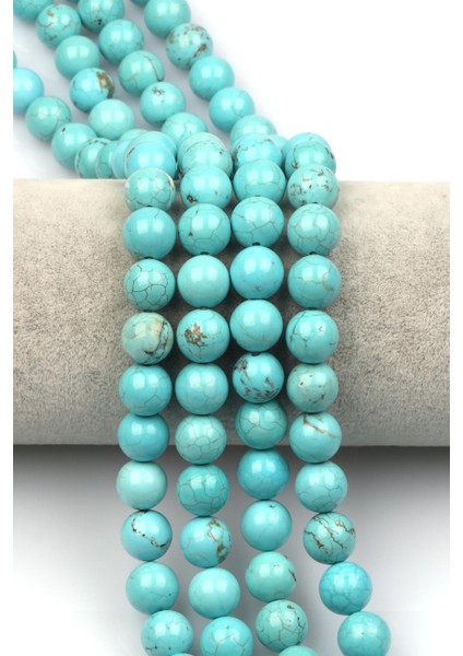 Turkuaz Doğaltaş Dizi 10 mm Küre Kesim