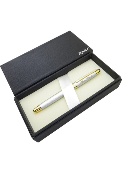 ® ST192 Slim Inci Bazalt Metal Roller Kalem | Isme Özel Kalem