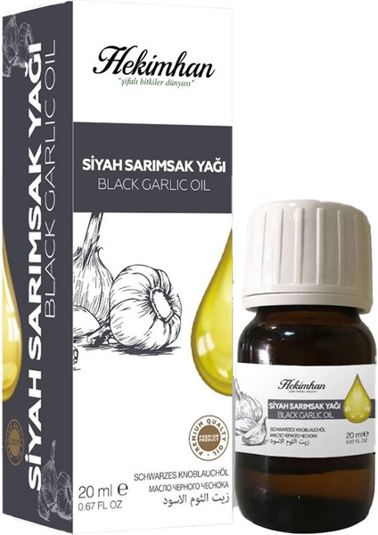 Siyah Sarımsak Yağı 20 ml