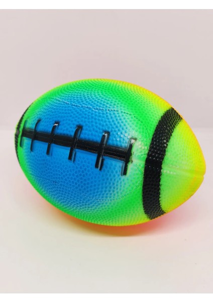 Amerikan Stres Topu Amerikan Futbol Topu ( Gökkuşağı Renk ) 18 cm