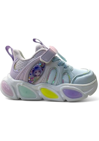 1830 Işıklı Kız Çocuk Anatomic Spor Ayakkabı