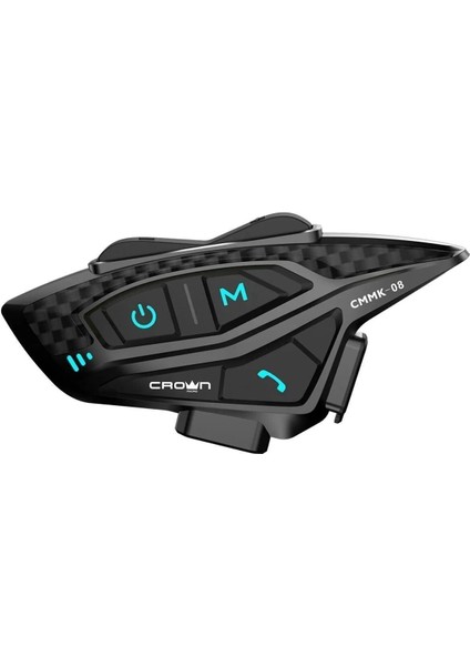 8 Kişilik Motosiklet Kask Bluetooth Interkom Seti Cmmk-08