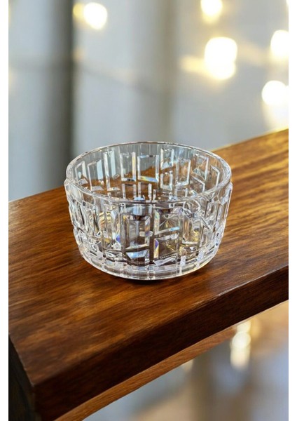 Kırılmaz Çerezlik 180 ml Şık Kase Sunumluk Kristal Kesim Özel Üretim 6 Adet modelleri