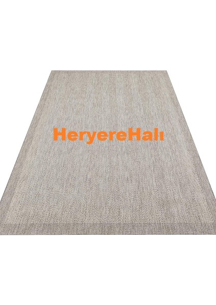 Mono Mno 02 Grey Hav Toz Vermez Kaymaz Tabanlı Şık Leke Tutmaz Yeni Sisal Kilim