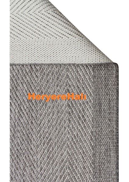 Mono Mno 02 Grey Hav Toz Vermez Kaymaz Tabanlı Şık Leke Tutmaz Yeni Sisal Kilim fırsatları