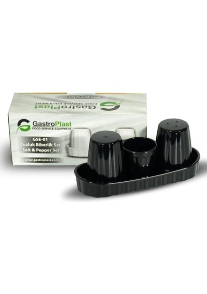 Gastroplast Tuzluk Biberlik 3\'lü Set Siyah Pc Polikarbon ,(Kirilmaz Plastik). modelleri