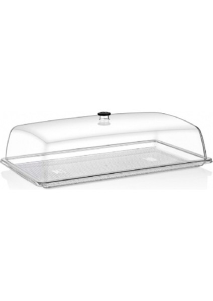 Fanus Kapaklı Şeffaf Tepsili Polikarbon 32.5CM*53CM
