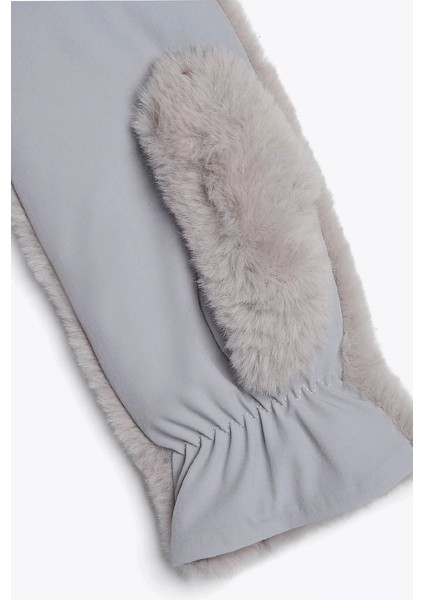 Tjw Lınear Logo Fur Gloves