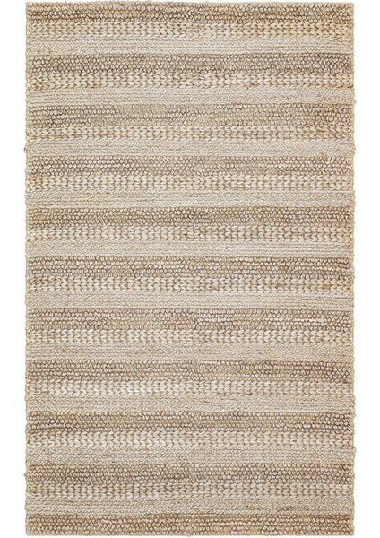 Netra Jüt S-1410 Silver x w Dekoratif Jüt Kilim