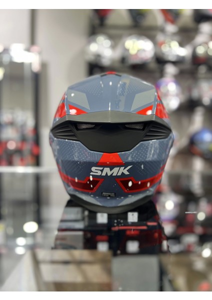 Gullwıng Super Tour Kırmızı Gri Çene Açılır Kask Şeffaf Vizörlü modelleri