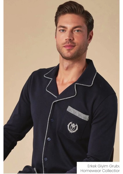 Erkek Boydan Düğmeli Pijama Takım 5131 fiyatları