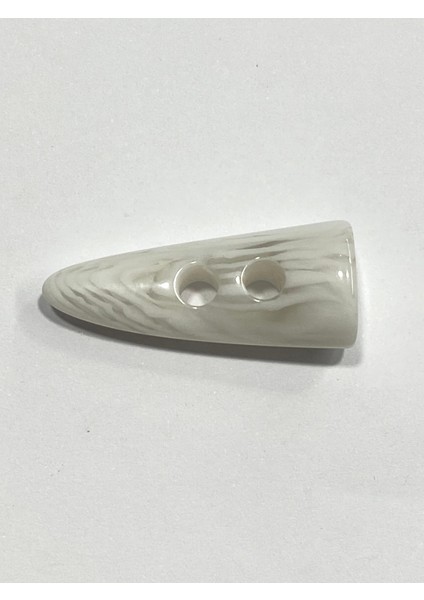 Fil Dişi Düğme Çoban Düğme/ 4 cm / 5 Li Set /kırçıllı Seri / Beyaz