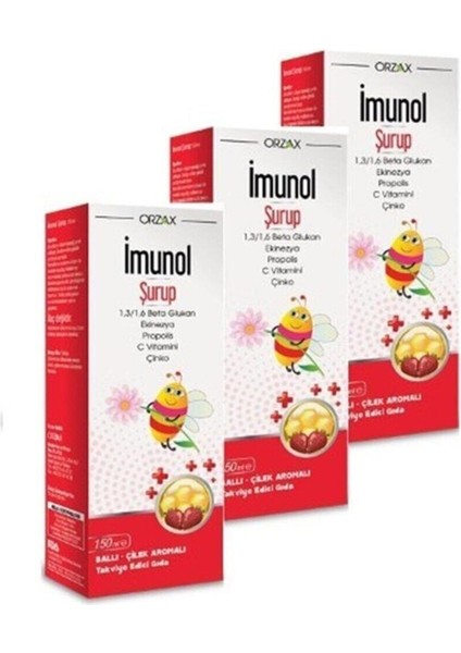 Imunol 150 ml Şurup 3 Adet