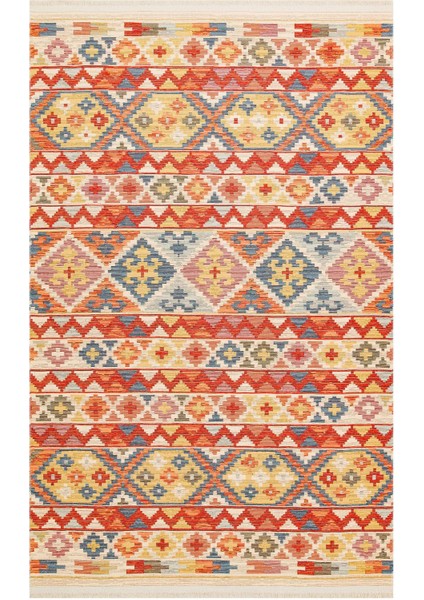 Nomad Nmd 02 Aqua Çift Taraflı Yıkanabilir Otantik Kilim