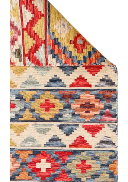 Nomad Nmd 02 Aqua Çift Taraflı Yıkanabilir Otantik Kilim indirimleri