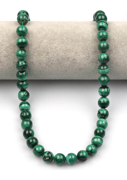 Malakit ( Ab Kalite ) Doğaltaş Dizi 10 mm Küre Kesim fiyatları