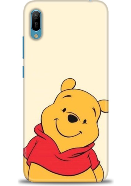 Huawei Y6 2019 Kılıf Hd Baskılı - Winnie The Pooh + 9h Nano Ekran Koruyucu