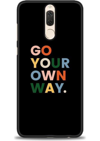 Huawei Mate 10 Lite Kılıf Hd Baskılı - Go Your + 9h Nano Ekran Koruyucu