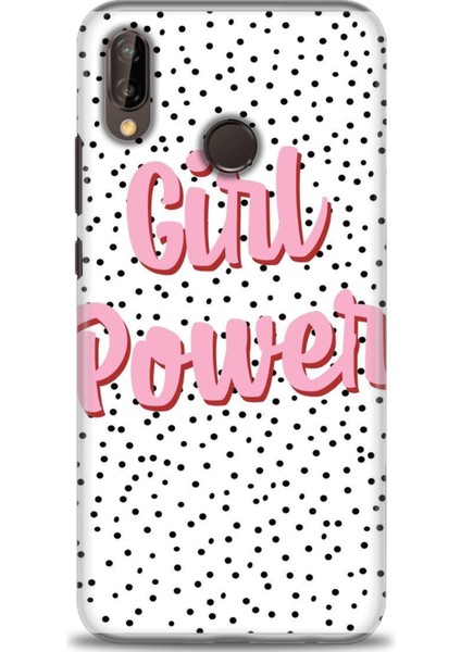 Huawei P20 Lite Kılıf Hd Baskılı - Girl Power + 9h Nano Ekran Koruyucu