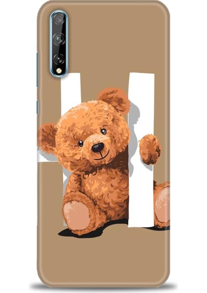 Huawei P Smart S Kılıf Hd Baskılı - Teddy Hı + 9h Nano Ekran Koruyucu