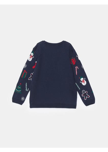 Lcw Kids Jakarlı Yılbaşı Temalı Erkek Çocuk Kazak fiyatları