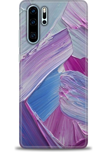 Huawei P30 Pro Kılıf Hd Baskılı - Purple + 9h Nano Ekran Koruyucu