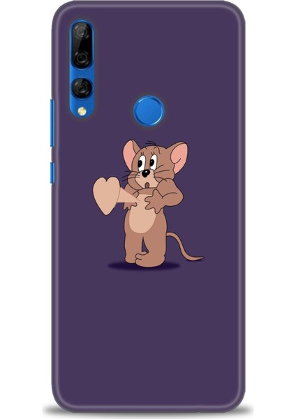 Huawei Y9 Prime 2019 Kılıf Hd Baskılı - Aşık Jerry + 9h Nano Ekran Koruyucu