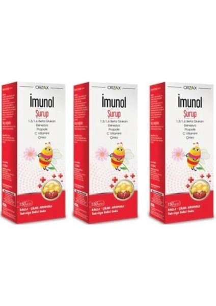 Imunol 150 ml Şurup 3 Adet