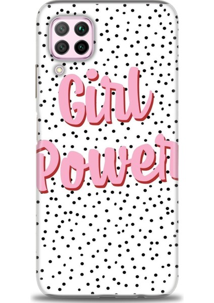 Huawei P40 Lite Kılıf Hd Baskılı - Girl Power + 9h Nano Ekran Koruyucu