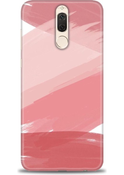 Huawei Mate 10 Lite Kılıf Hd Baskılı - Pembe Palet + 9h Nano Ekran Koruyucu