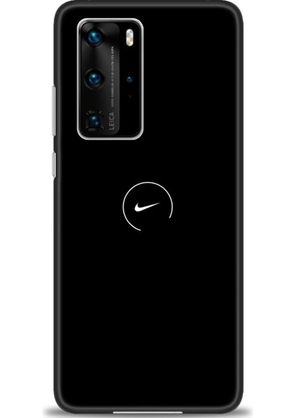 Huawei P40 Pro Kılıf Hd Baskılı - Nike + 9h Nano Ekran Koruyucu