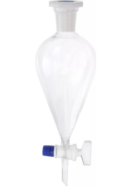 Ayırma Hunisi - Armudi Tip - Cam Musluklu - 100 ml