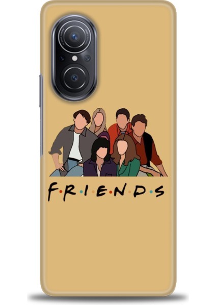 Huawei Nova 9 Se Kılıf Hd Baskılı - Friends + 9h Nano Ekran Koruyucu