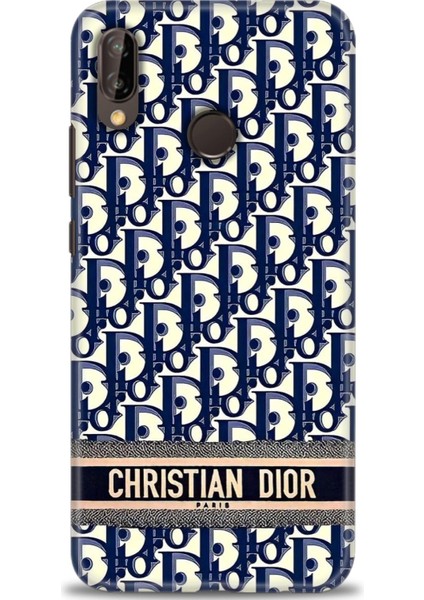 Huawei P20 Lite Kılıf Hd Baskılı - Christian Dior + 9h Nano Ekran Koruyucu