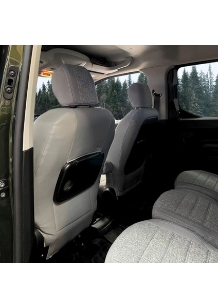 Citroen Berlingo Araca Özel Oto Koltuk Kılıfı - Keten ve 1. Deri modelleri