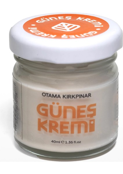 Çinko Mineralli Doğal 21 SPF Güneş Kremi - 40 ML