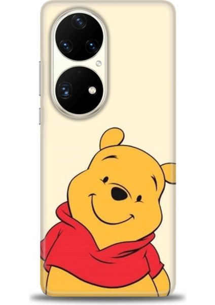 Huawei P50 Pro Kılıf Hd Baskılı - Winnie The Pooh + 9h Nano Ekran Koruyucu