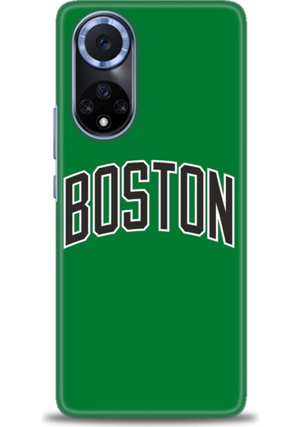 Huawei Nova 9 Kılıf Hd Baskılı - Boston Yeşil + 9h Nano Ekran Koruyucu