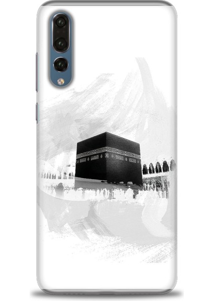 Huawei P20 Pro Kılıf Hd Baskılı - Kabe-I Münevvere + 9h Nano Ekran Koruyucu