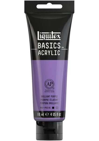 Basics Acrylic 118ML Akrilik Boya Purple Brilliant 590