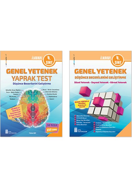 4. Sınıf Bilsem Genel Yetenek Yaprak Test+Genel Yetenek Düşünce B