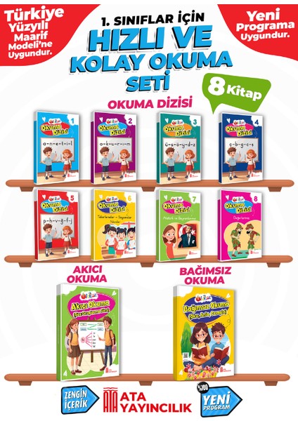 1. Sınıf Hızlı ve Kolay Okuma Seti