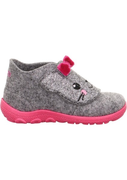 Kız Çocuk Keçe Kumaş Ev Ayakkabısı - Gri indirimleri