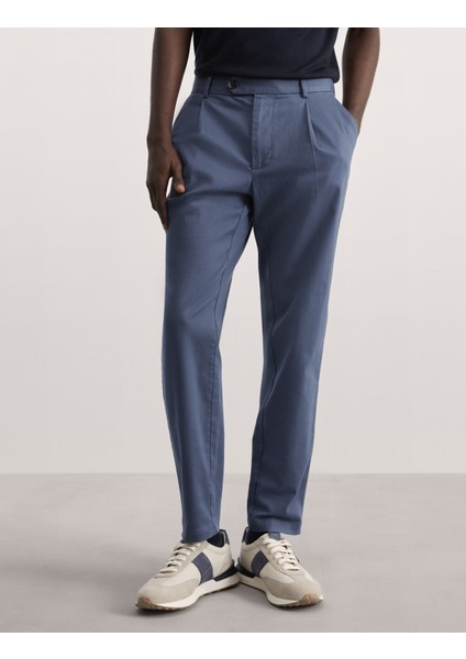 Marks & Spencer Tapered Fit Italian Chino Pantolon