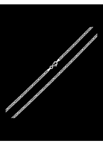 3 Mm Kral Kolye Kare