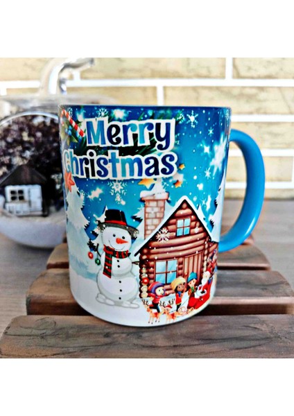 Merry Christmas Md3 3D Baskı Porselen Kupa modelleri