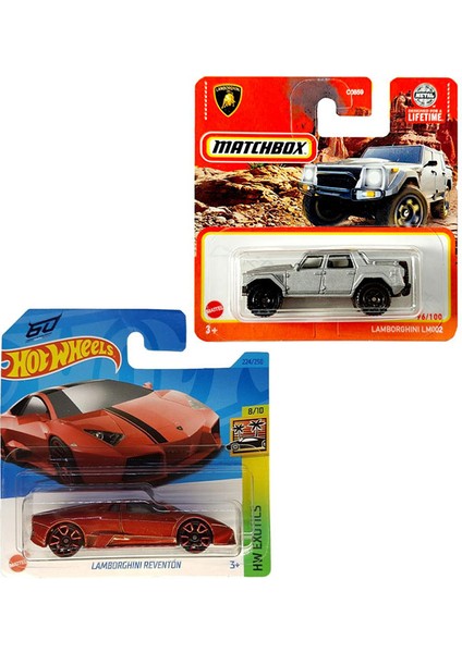 Reventon - Matchbox LM002 2 Araç Lamborghini Set